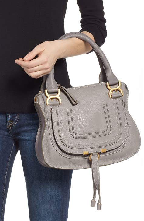 large chloe marcie bag grey|chloe small marcie bag review.